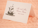nautical palce card