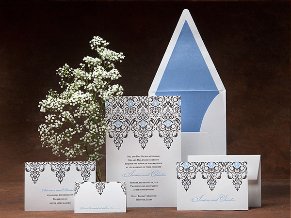 mosaica wedding invitation